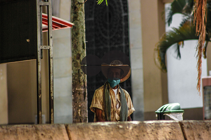 Resting in the main square
