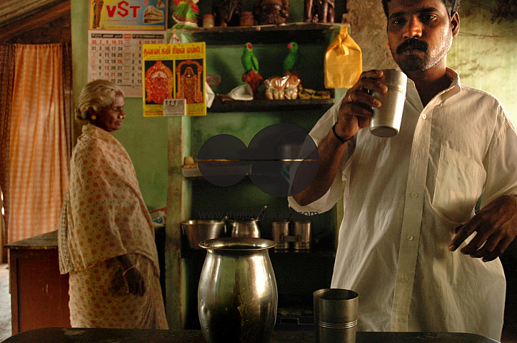 India. Home in Thittacheri town. South India.
