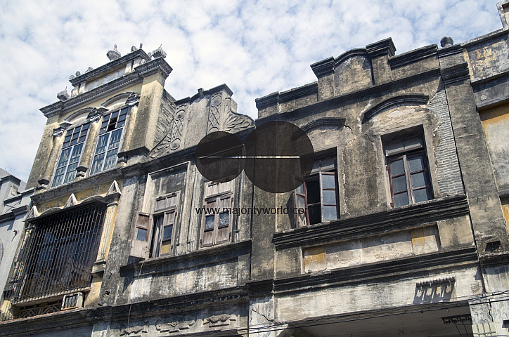 CHINA Views of the old quarter in Guangzhou, Guangdong province, with traditional Cantonese architecture.