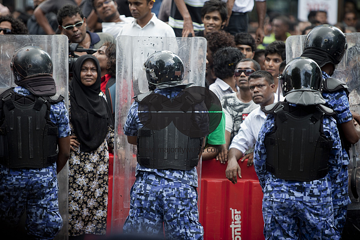 Male political protests