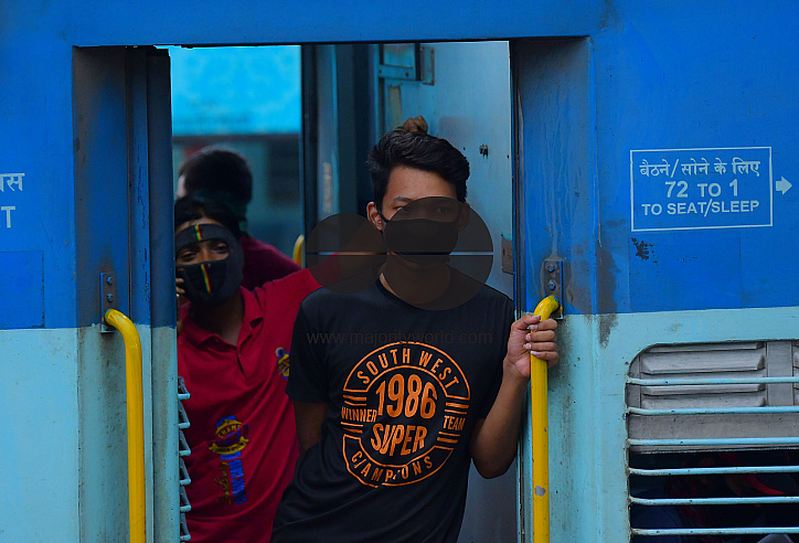 The first ever lockdown passengers train arrived in Agartala