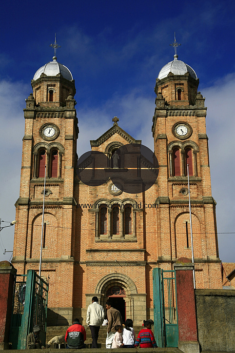 Catholic Church in Fianarantsoa, Madagascar. July 22, 2007.
