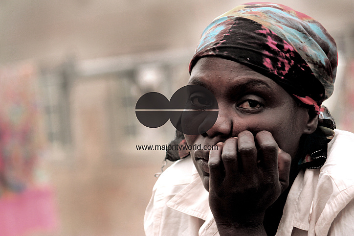 32 years old Rufkat Marcus, mother of five children, is from Gava in Gwoza, Borno State. She escaped