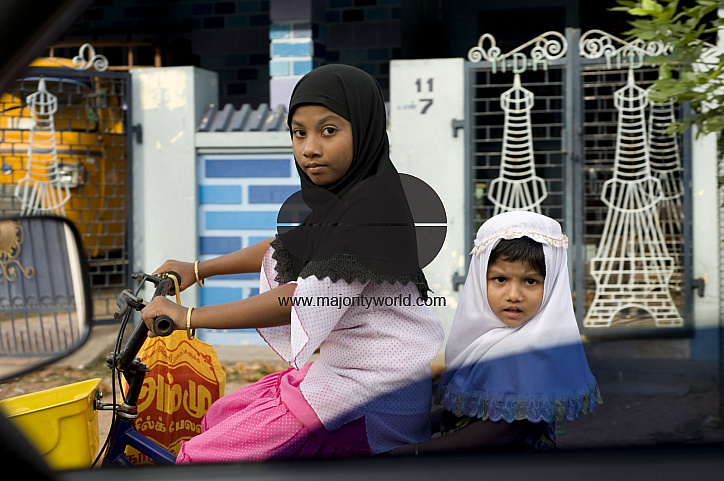 India. Home in Thittacheri town. South India.
