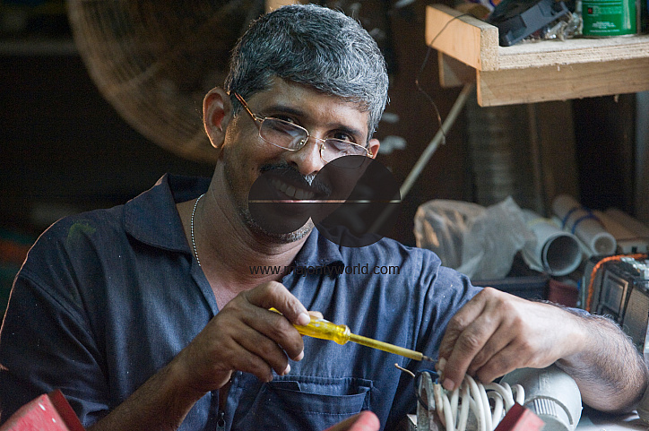 Sri Lanka. Mr. Maurice Perera, Fisherman. Negombo.