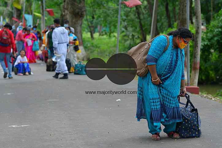 Stranded People Entering India, From Bangladesh