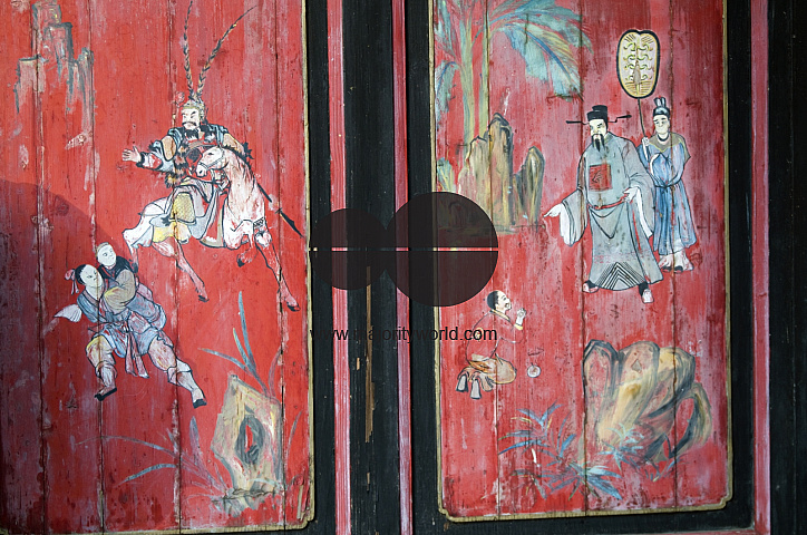 CHINA Temple to ancestors in a village  in Fujian province.