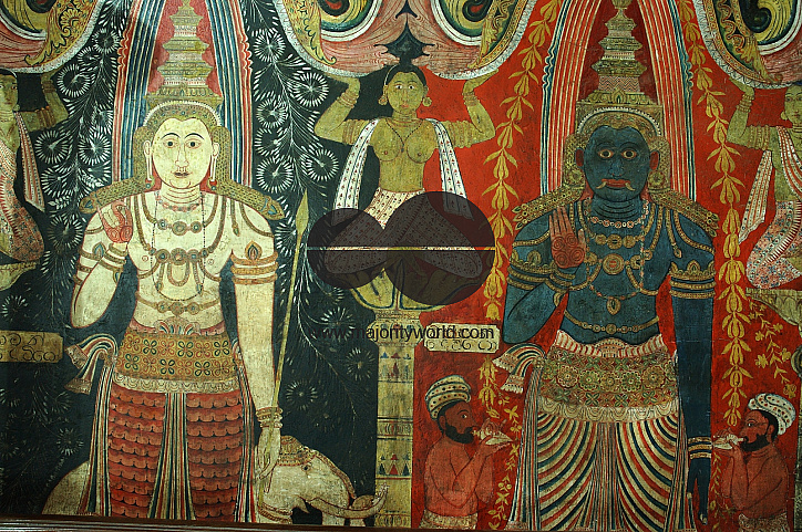India. Home in Thittacheri town. South India.