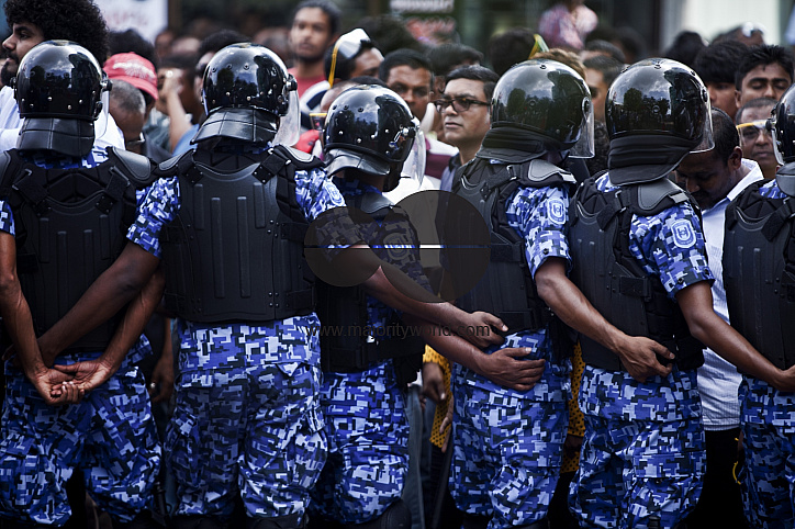 Male political protests