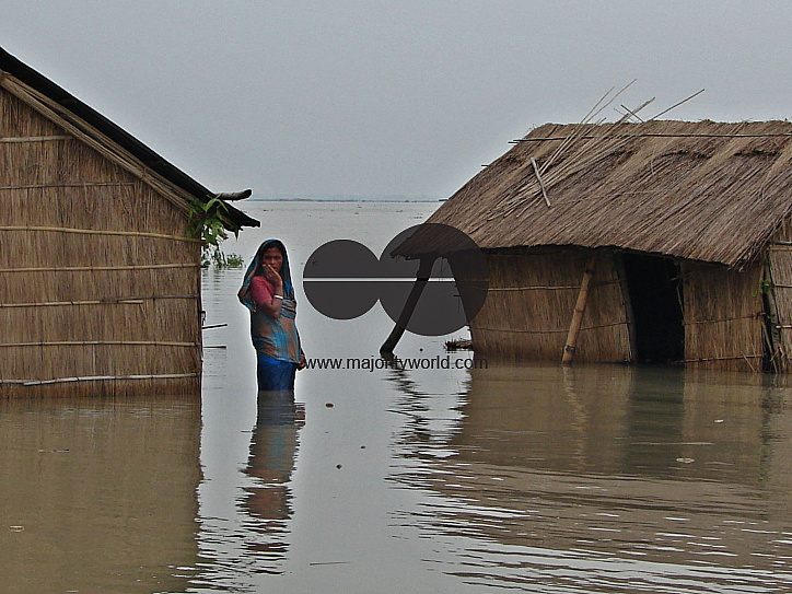 Flood water increasing at Gaibandha