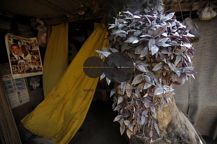 Interior of a traditional healer's home