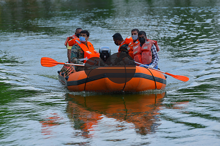 Demonstration, on flood management