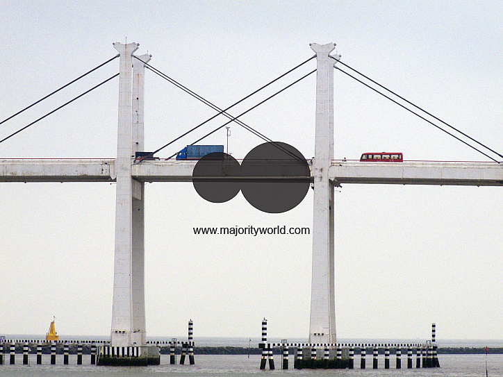 CHINA Views of the bridge connectiong Macau with outlying islands.