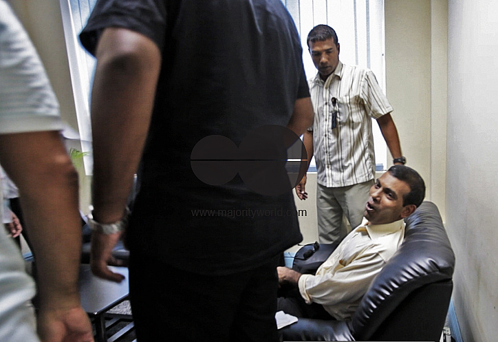 Male political protests