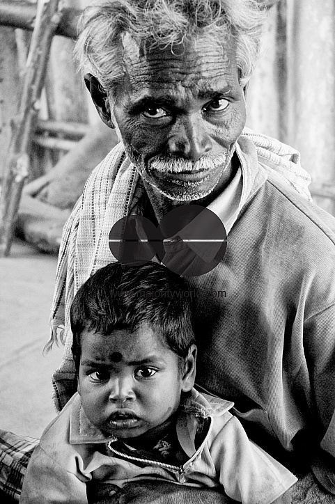 India. Home in Thittacheri town. South India.