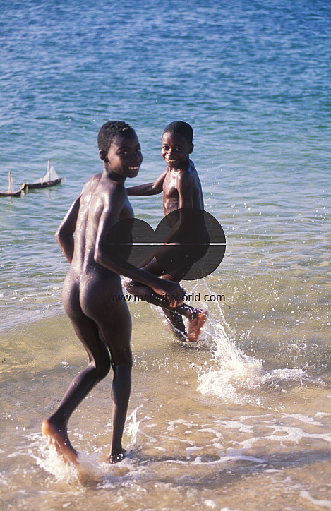 Youngs boys in the sea