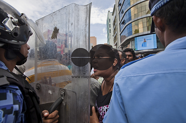 Male political protests