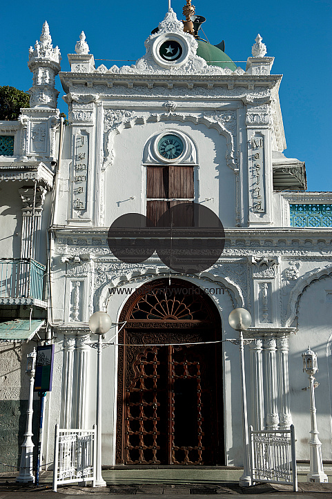 Mauritius. The Jumma Masjid Mosque in Port Louis.
