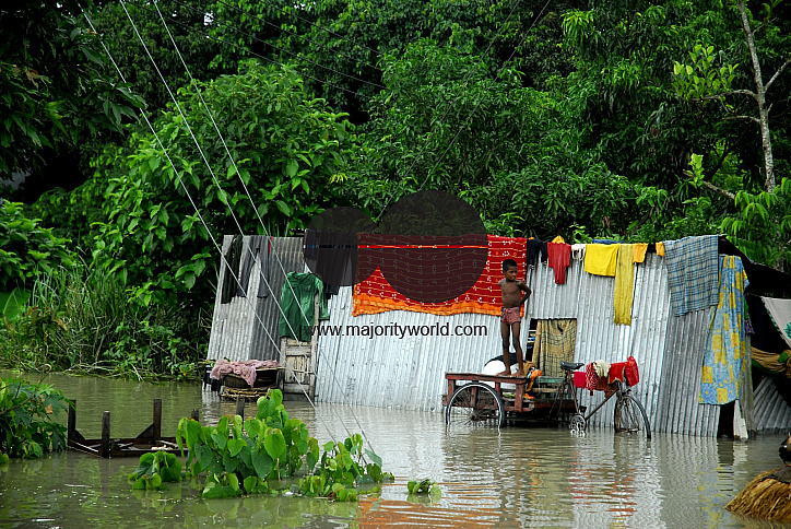 Huge damage at Sirajgonj because of flood