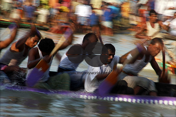 Boat race on Bagkhali