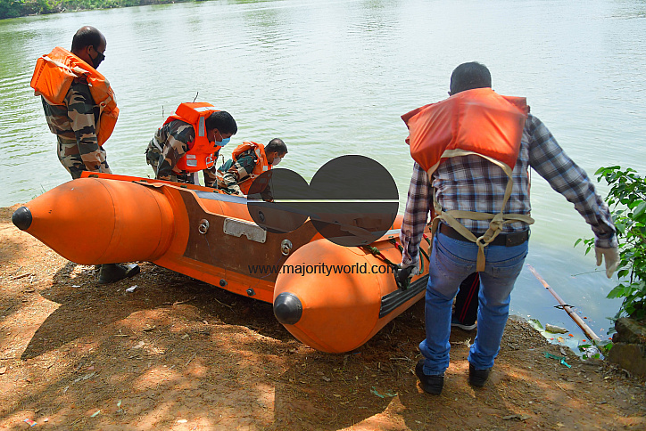Demonstration, on flood management