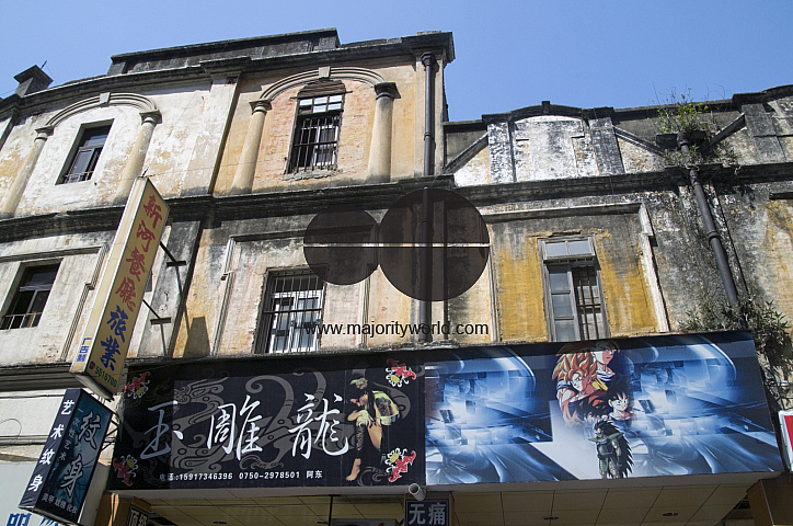 CHINA Views of the old quarter in Guangzhou, Guangdong province, with traditional Cantonese architecture.