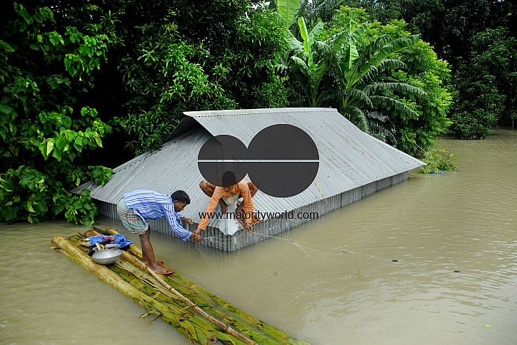 Huge damage at Sirajgonj because of flood