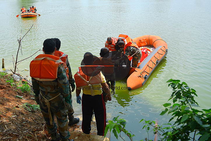 Demonstration, on flood management