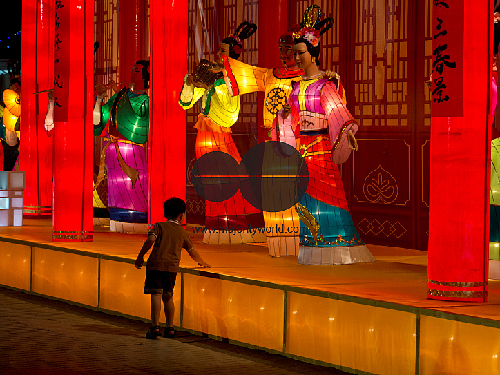 Chinese New year River Hongbao festival at the Marina Bay Floating Platform, Singapore