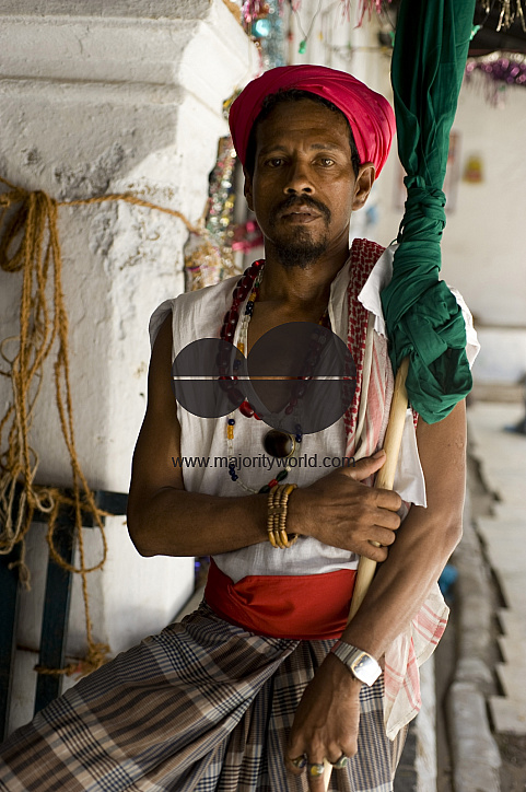 India. Home in Thittacheri town. South India.