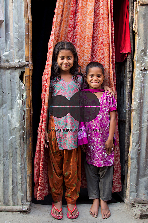 Portrait of children. Bangladesh