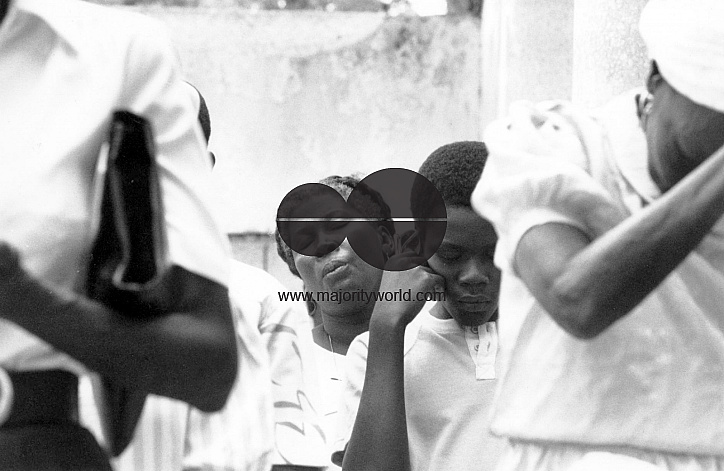 HAITI SUNDAY WORSHIP, PORT AU PRINCE, 1991
