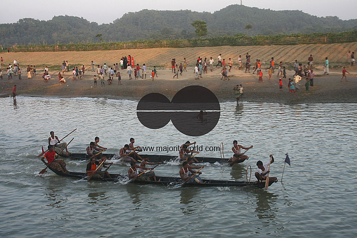 Boat race on Bagkhali