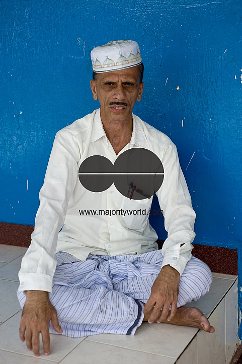 India. Home in Thittacheri town. South India.