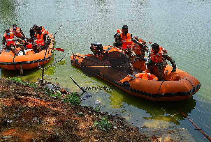 Demonstration, on flood management