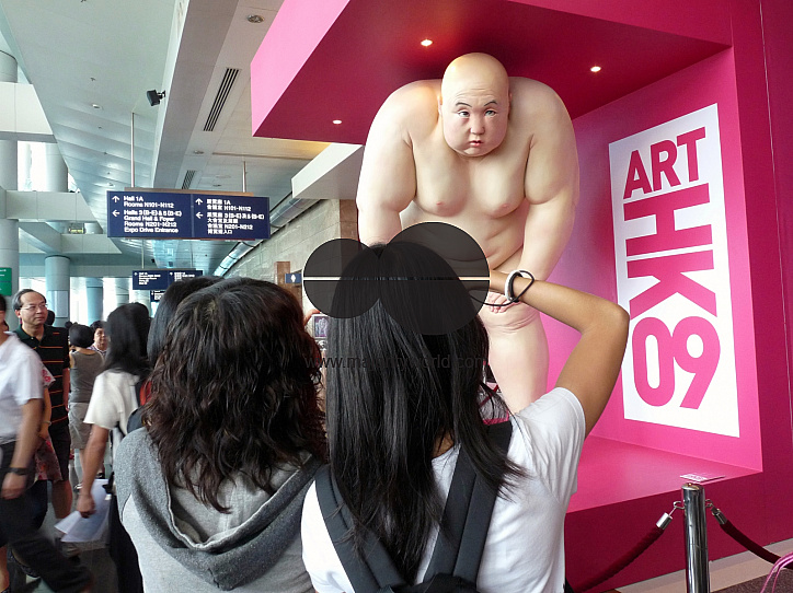 CHINA Visitors to the  Hong Kong International Arts Fair.