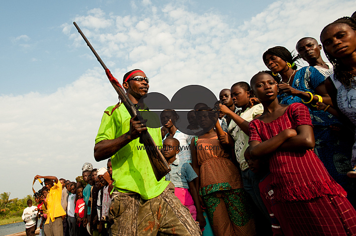 Ceremonial Warrior at Asafotu Fiam