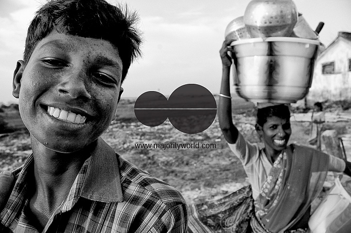 India. Home in Thittacheri town. South India.