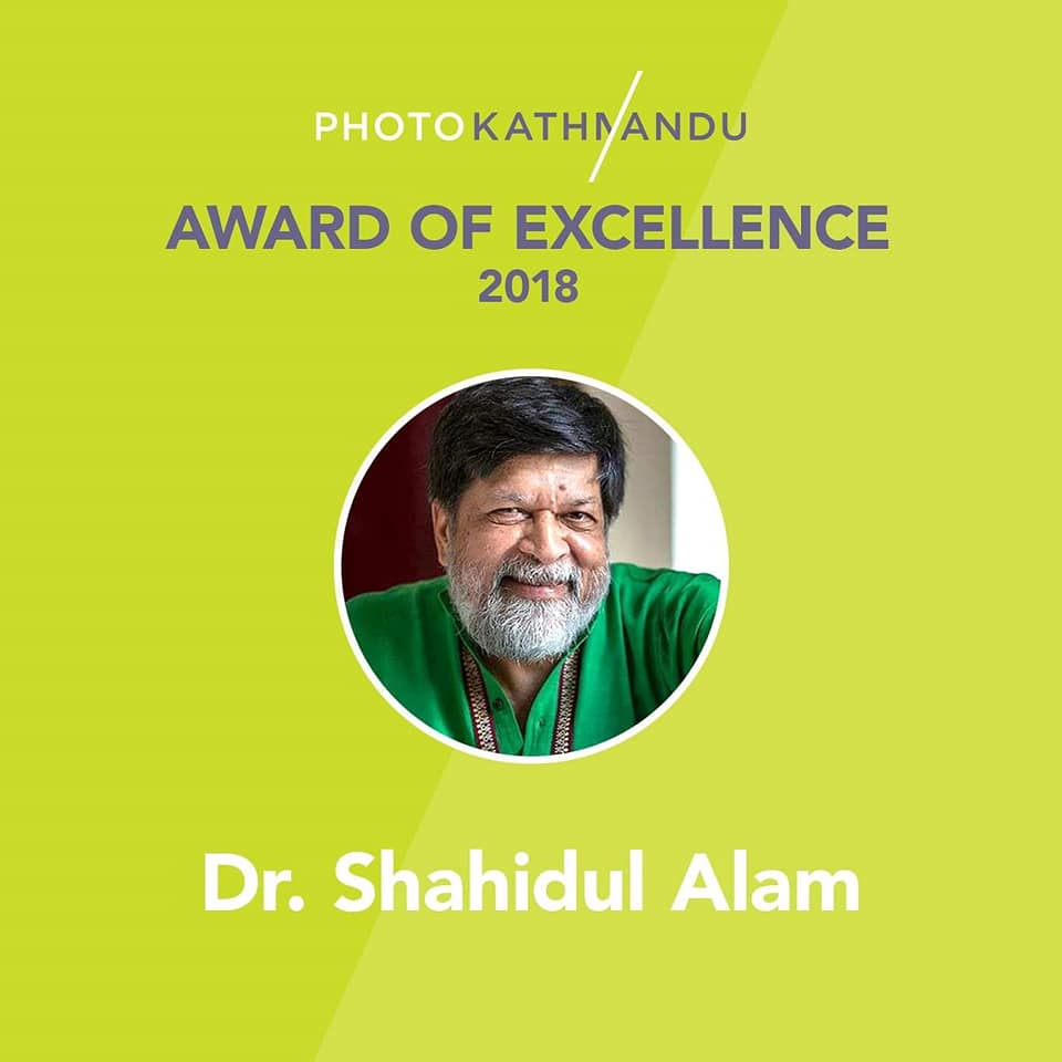 Shahidul Alam wins the Photo Kathmandu 2018 Award of Excellence