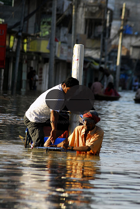 Huge damage at Sirajgonj because of flood