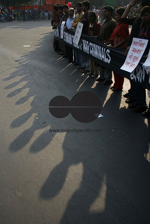 Students Protest on Victory Day