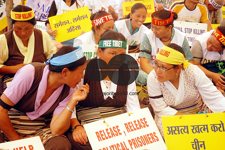 Tibaetan China Protest In INDIA