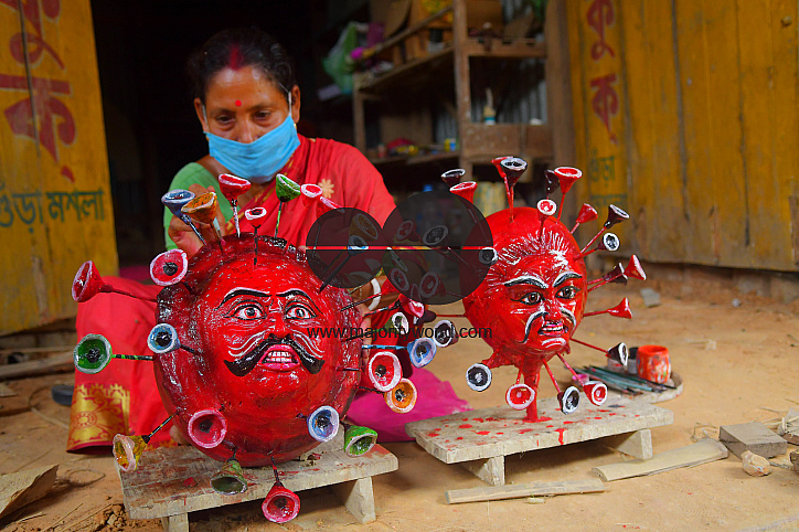 Making of the model of coronavirus