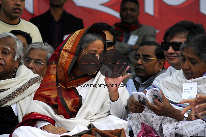 Sheikh Hasina announces a tough protest programe