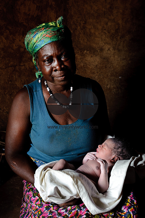 Tachira Muntaru with her Newborn Grandson