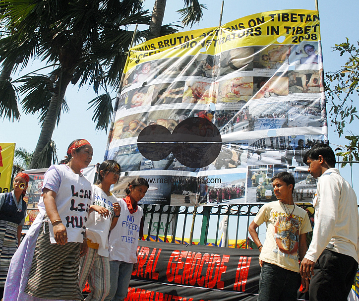 Tibaetan China Protest In INDIA