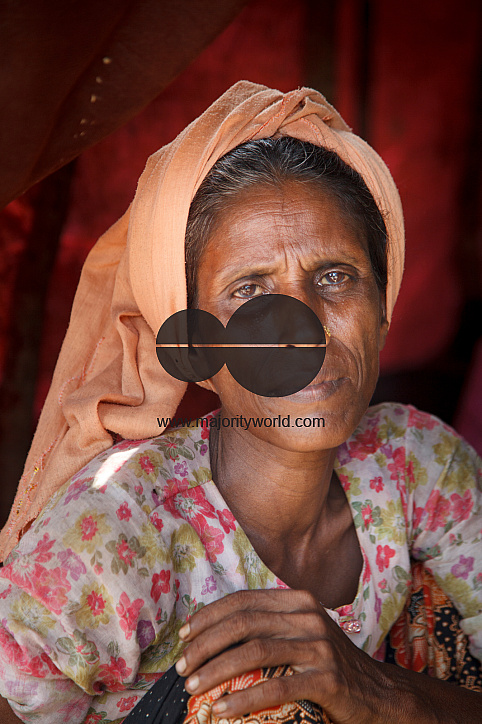 Rohingya Refugee at Tambru No-man's land in Bangladesh-Myanmar border at Tambru, Naikhyangchori, Banderban, Bangladesh