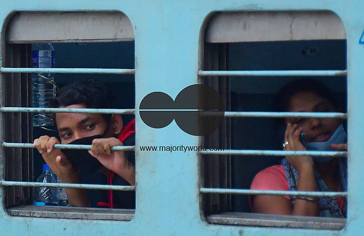 The first ever lockdown passengers train arrived in Agartala