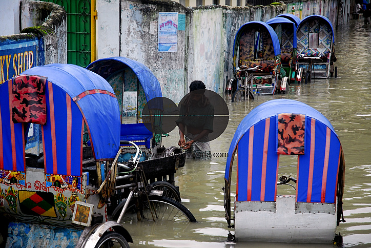 Huge damage at Sirajgonj because of flood