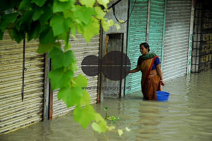 Huge damage at Sirajgonj because of flood